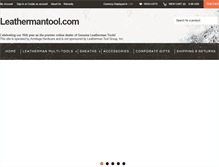 Tablet Screenshot of leathermantool.com